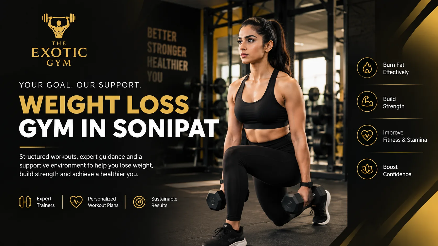 Best Weight Loss Gym in Sonipat: What Should You Look For?