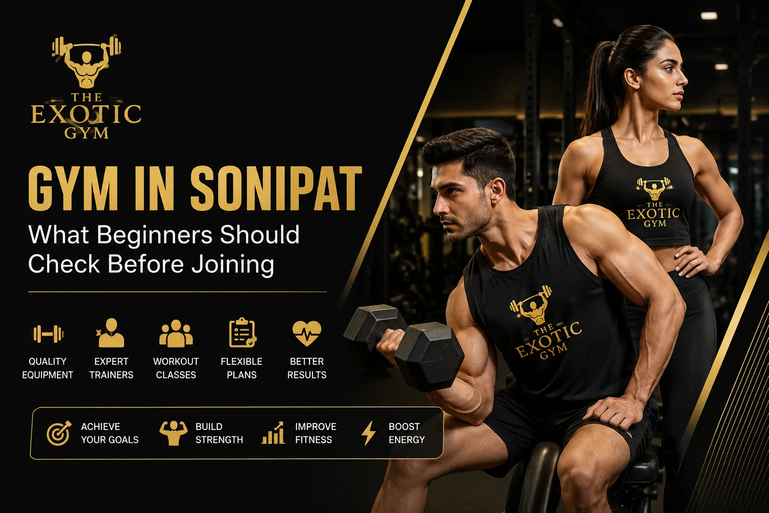Gym in Sonipat What Beginners Should Check Before Joining