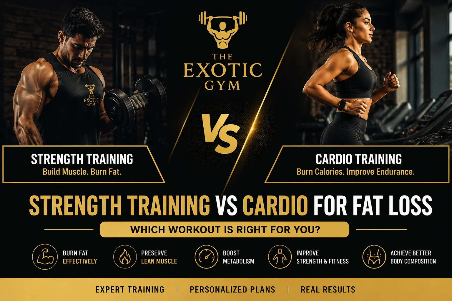 Strength Training vs Cardio for Fat Loss: Which Workout Is Right for Your Weight Loss Goals?